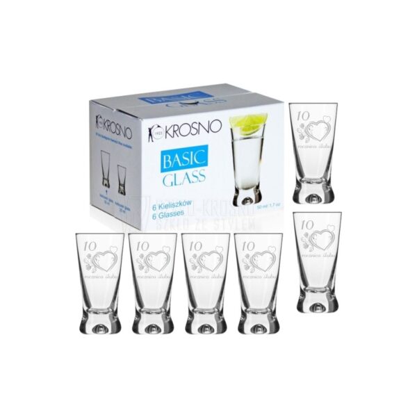 Kieliszki 50ml z grawerem